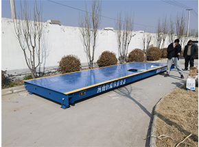 濮陽(yáng)縣文留鎮(zhèn)污水處理廠30噸地磅