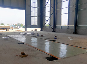 商丘睢陽區(qū)紫金智能物流產(chǎn)業(yè)園100噸地磅